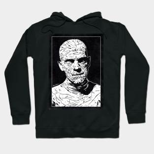 THE MUMMY (Black and White) Hoodie